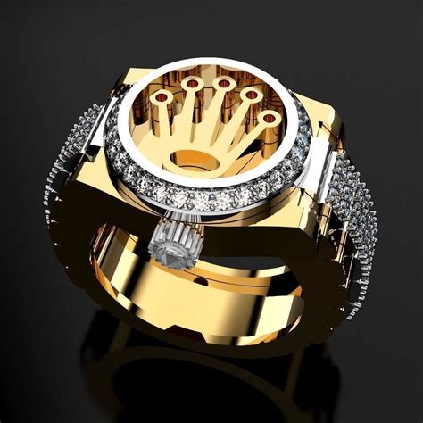 ring rolex stijl|design your own rolex rings.